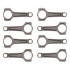 Manley Small Block Chevy .025in Longer LS-1 6.125in Pro Series I Beam Connecting Rod Set - 14359-8