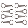 Manley Chevrolet LS Pro Series I-Beam Connecting Rod - 6.100in L - Stock Journal Size (Set of 8) - 14442-8