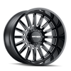 Mayhem 8114 Utopia 22x12 / 8x170 BP / -44mm Offset / 125.2mm Hub Black w/ Milled Spokes Wheel - 8114-22270BM