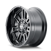 Mayhem 8115 Apollo 20x9 / 6x135 BP / 0mm Offset / 106mm Hub Black w/ Milled Spokes Wheel - 8115-2937BM