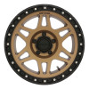 Method MR312 17x8.5 0mm Offset 5x5 71.5mm CB Method Bronze/Black Street Loc Wheel - MR31278550900