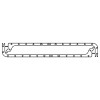Cometic Jaguar XK6 .060in AFM Oil Pan Gasket Set - Side Rails Only - C4259-060