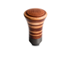 Momo Trofeo Heritage Shift Knob - Tall Wood, Layered Mahogany and Beechwood, Leather Insert Top - TROMAG