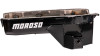 Moroso 80-85 Chevrolet SBC (w/Passenger Side Dipstick) Wet Sump 5.5qt 7.5in Steel Oil Pan - Black - 20179