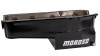 Moroso 80-85 Chevrolet SBC(w/Passenger Side Dipstick) Wet Sump 7qt 7.5in Steel Oil Pan - Black - 21317