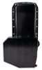 Moroso 86-Up Chevrolet Small Block (w/1 Pc Rear Main Seal) Wet Sump 7qt 7.5in Steel Oil Pan - Black - 21320