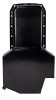 Moroso Pre-80 Chevrolet Small Block (w/2 Pc Seal) Road Race Wet Sump 7qt 7.5in Steel Oil Pan - Black - 21813