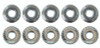 Moroso 5/16in-24 Serrated Zinc Flange Nut  - 10 Pack - 38838