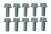 Moroso 5/16in-18 x .750in Serrated Zinc Flange Bolt  - 10 Pack - 38843