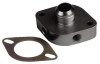 Moroso Chevrolet Big Block/Small Block Bolt-On Water Outlet Filler Neck -16An Fitting - Aluminum - 63461