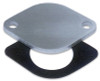 Moroso Chevrolet V8/90 Degree V6 Waterneck Block-Off Plate - 1/2in - Aluminum - 63471
