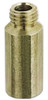 Moroso Jet Spacer - Holley - 1/4in-32 STD - Brass - 2 Pack - 65440