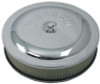 Moroso Racing Air Cleaner - 14in x 3in Filter - Steel - Chrome Plated - 65910