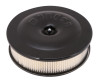 Moroso Race/Street Air Cleaner - 8-1/2in x 2-3/8in Filter - Aluminum - Black Powder Coat - 66303
