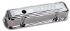 Moroso Pontiac 301-455 Valve Cover - w/Baffles - Stamped Steel Chrome Plated - Pair - 68281