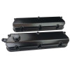 Moroso Ford 302/351W 2-3/4in Tall Aluminum Valve Covers - Black (w/-12AN Vac Fitting & Oil Fill) - 68478 User 1