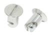 Moroso Quick Fastener - Flush Head - 7/16in x .400in - Aluminum - 10 Pack - 71302