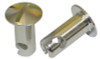 Moroso Quick Fastener - Oval Head - 5/16in x .550in - Aluminum - 10 Pack - 71332