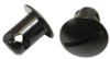 Moroso Quick Fastener - Oval Head - 7/16in x .450in - Steel - Black - 10 Pack - 71358
