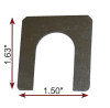 MOOG 1/16in Shim Thickness Prevost Steer Axle Caster Shim - K100078 Photo - Primary