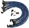 Moroso Chevrolet Small Block Ignition Wire Set - Ultra 40 - Sleeved - Non-HEI - 90 Degree - Blue - 73600