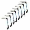 Moroso GM LS Ignition Wire Set - Ultra 40 - Unsleeved - Coil-On - Alum Shielded - 9.75in Wire - Blue - 73659
