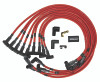 Moroso Chevrolet Small Block Ignition Wire Set - Ultra 40 - Unsleeved - HEI - Under Header - Red - 73686