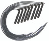 Moroso Universal/Hemi/BAE-AJPE Ignition Wire Set - Ultra 40 - Unsleeved - Long Handle - Black - 73805
