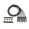 Moroso GM Pro Stock/Brodix PB201/CFE Ignition Wire Set - Ultra 40 - Unsleeved - Black - 73839