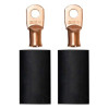 Moroso 5/16in Dia Stud 2 GA Wire Crimp/Solder Battery Cable Terminal Kit (2 Pack) - 74164