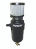 Moroso Breather Tank/Catch Can -6An Male Inlet - Black Polyethylene - 85406