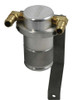 Moroso 05-10 Chrysler 5.7L (w/Stock Intake) Air/Oil Separator Catch Can - Small Body - Billet Alum - 85632