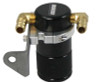Moroso Chrysler 5.7L (w/Aftermarket Intake) Air/Oil Separator Catch Can - Billet Aluminum - Black - 85641