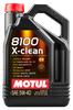 Motul 5L Synthetic Engine Oil 8100 5W40 X-CLEAN C3 -505 01-502 00-505 00-LL04 - 102051