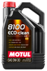 Motul 5L Synthetic Engine Oil 8100 0W30 4x5L ECO-CLEAN  ACEA C2 API SM ST.JLR 03.5007 - 102889
