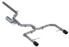 MBRP 19-21 VW Jetta GLI T304 SS 3in Cat-Back Dual Split Rear Exit Exhaust - Carbon Fiber Tips - S46083CF