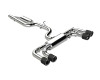 MBRP 2022 Volkswagen Golf R MK8 T304 Stainless Steel 3in Cat-Back, Quad Rear Exit- Carbon Fiber Tip - S46133CF
