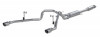 MBRP 2021+ F-150 2.7L/ 3.5L Ecoboost, 5.0L 3in Cat Back 2.5in Dual Split Rear - Aluminized Steel - S5215AL