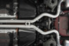 MBRP 18-20 Ford Mustang GT 5.0 w/ Quad Tip Active Exhaust Cat Back Split Rear T304 w/ Carb Fib Tips - S72093CF