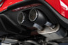 MBRP 18-20 Ford Mustang GT 5.0 w/ Quad Tip Active Exhaust Cat Back Split Rear T304 w/ Carb Fib Tips - S72093CF