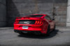 MBRP 18-20 Ford Mustang GT 5.0 w/ Quad Tip Active Exhaust Cat Back Split Rear T304 w/ Carb Fib Tips - S72093CF