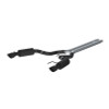 MBRP 15 Ford Mustang GT 5.0 Convertible Black 3in Cat Back Dual Split Rear Exit (Street Version) - S7239BLK