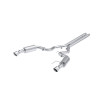 MBRP Street Profile 3" Catback Exhaust Kit w. Stainless Tips - Aluminized Steel - 24+ S650 Mustang GT