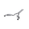 MBRP 15 Ford Mustang GT 5.0 3in Cat Back Dual Split Rear Street Version 4.5in Tips - T409 - S7277409