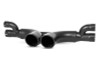 MBRP 14-19 Porsche GT3/GT3RS 3in Center Muffler Bypass 4in Tips - Black Coated - S7607BLK