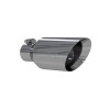 MBRP Universal Tip 4.5 O.D. Dual Walled Angled Rolled End 2.5 Inlet 12in Length - T304 - T5161