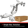 BRE Exhaust 01-06 Sebring Stratus 2.4L 2.7L Front Pipe Kit - 107-0257 Photo - Primary
