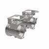 MagnaFlow 2018 Ford Mustang V8-5.0LGAS Exhaust Acc - 2.5in ID/OD - 304SS - Integrated V-Band Flanges - 10805