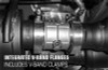 MagnaFlow 2018 Ford Mustang V8-5.0LGAS Exhaust Acc - 2.5in ID/OD - 304SS - Integrated V-Band Flanges - 10805