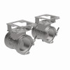 MagnaFlow 2018 Ford Mustang V8-5.0LGAS Exhaust Acc - 2.5in ID/OD - 304SS - Integrated V-Band Flanges - 10805
